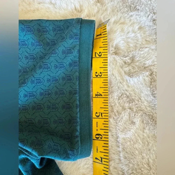 Polo Ralph Lauren Mens Polo Green Crest all over print size Large classic fit - Picture 4 of 7